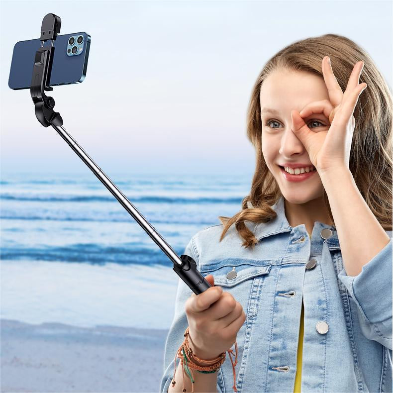 Mini Tripé e pau de selfie retrátil e portátil para celular CH0466